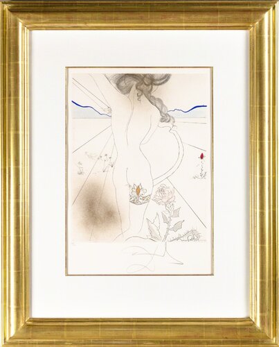 NU À LA JARRETIÈRE (Nude with Garter) par Salvador Dalí, Édition en vente sur Singulart