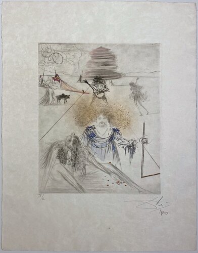 The Old Hippie - Le Viel Hippy par Salvador Dalí, Édition en vente sur Singulart