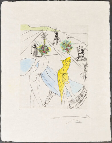 Flower Women at the Piano par Salvador Dalí, Édition en vente sur Singulart