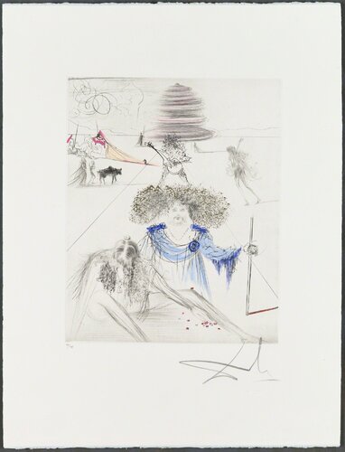 LE VIEIL HIPPY (The Old Hippy) par Salvador Dalí, Édition en vente sur Singulart