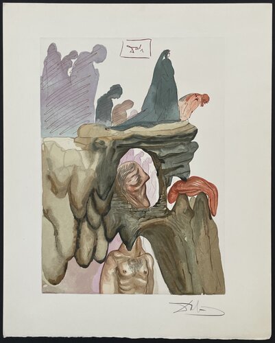 Divine Comedie inferno Canto 22-1 par Salvador Dalí, Édition en vente sur Singulart