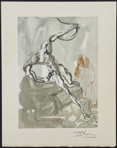 Divine Comedie inferno Canto 24-1 par Salvador Dalí, Édition en vente sur Singulart