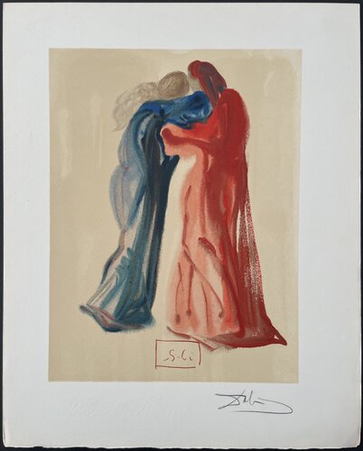 Divine Comedie Purgatory Canto 29  The Divine Forest par Salvador Dalí, Édition en vente sur Singulart