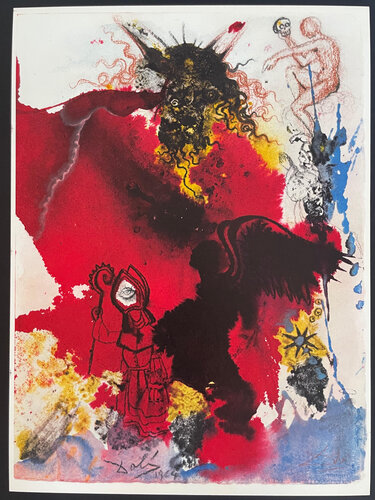 Bibla Sacra Iesus a satana tentaur (Jesus is tempted by Satan #85) par Salvador Dalí, Édition en vente sur Singulart