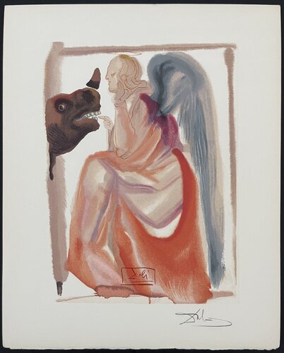 Divine Comedie Paradis Canto 6 van Salvador Dalí, Afdruk te koop op Singulart