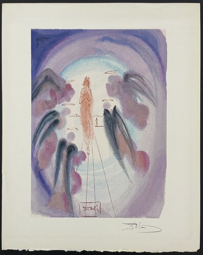 Divine Comedie Paradis Canto 24-1 van Salvador Dalí, Afdruk te koop op Singulart