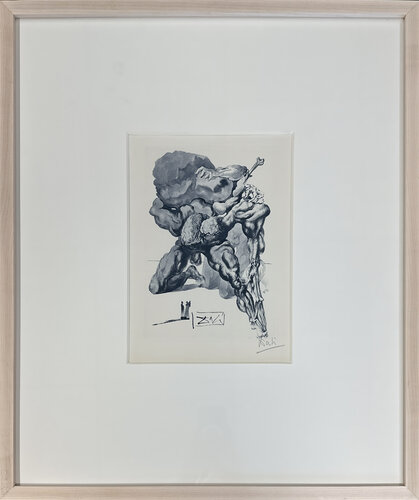 The Hoarders and the Wasters, Canto VII Dante's Divine Comedy [Les Avares et les Prodiges] par Salvador Dalí, Édition en vente sur Singulart