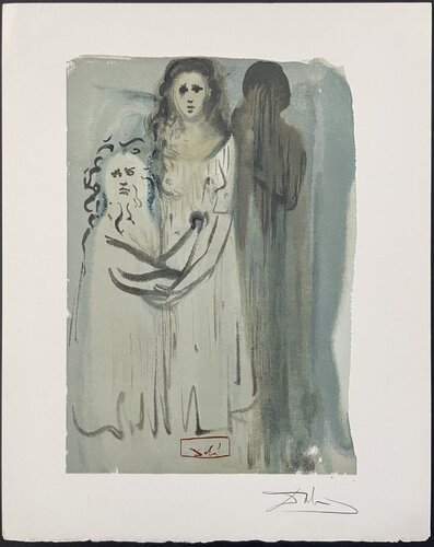 Divine Comedie Purgatory Canto 16 par Salvador Dalí, Édition en vente sur Singulart