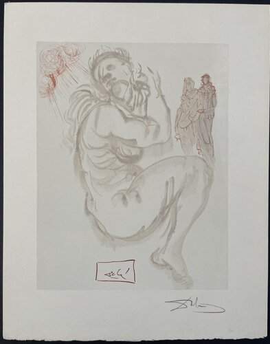 Divine Comedie Purgatory Canto 19-1 par Salvador Dalí, Édition en vente sur Singulart