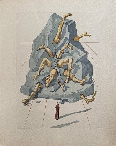 Inhabitants of Prado - Inferno 26 par Salvador Dalí, Édition en vente sur Singulart