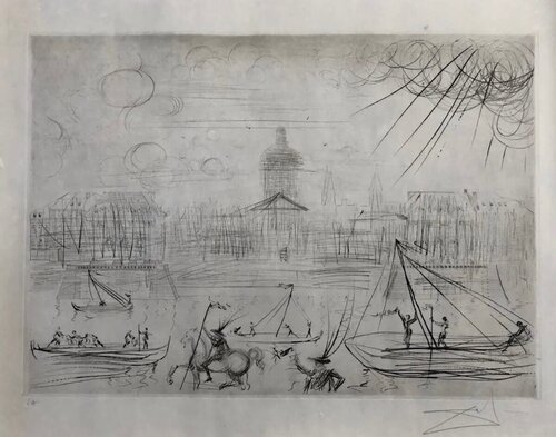 L' Académie des Beaux Arts de París par Salvador Dalí, Édition en vente sur Singulart