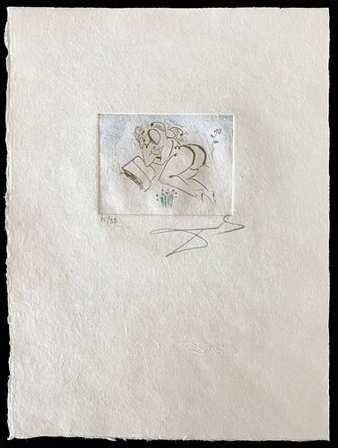 Petit Nu Apollinaire IV par Salvador Dalí, Œuvre sur papier en vente sur Singulart