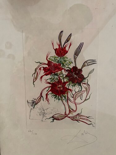 Anemone per antipasti par Salvador Dalí, Autres supports en vente sur Singulart