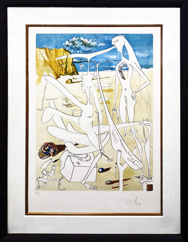 INFRATERRESTRIALS ADORED BY DALI di Salvador Dalí, Stampa in vendita su Singulart