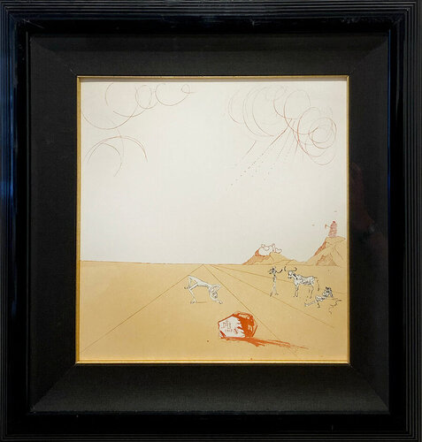 Paysage Iberique from Pasiflore di Salvador Dalí, Stampa in vendita su Singulart