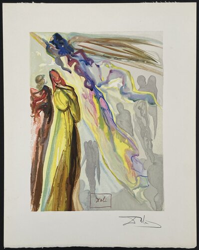 Divine Comedie Paradis 16 The Ancestor's Apparation par Salvador Dalí, Édition en vente sur Singulart