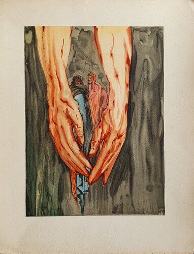 Enfer 16 - La montée de Géryon par Salvador Dalí, Édition en vente sur Singulart