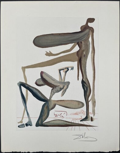 Divine Comedie Purgatory Canto 22-1 par Salvador Dalí, Édition en vente sur Singulart