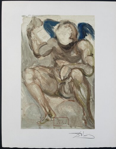 Divine Comedie Purgatory Canto 15-1 par Salvador Dalí, Édition en vente sur Singulart