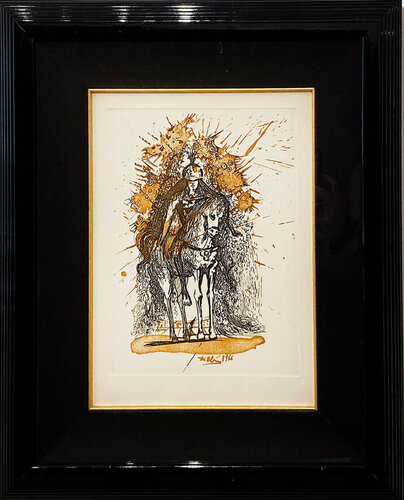 Caballero con Casco y Mariposas par Salvador Dalí, Édition en vente sur Singulart