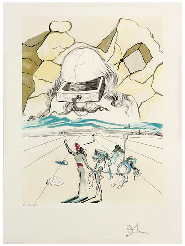 THE PATH TO WISDOM (THE BANKER) (DRAWER) par Salvador Dalí, Édition en vente sur Singulart