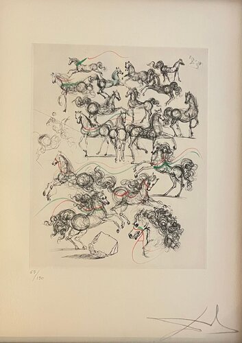 Mao Zedong "Horses" par Salvador Dalí, Édition en vente sur Singulart