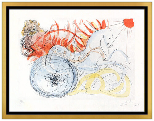 Elijah And The Chariot par Salvador Dalí, Édition en vente sur Singulart