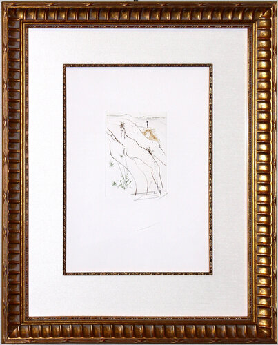 Le Décameron Suite- "Le Tonneau" (The Tun) van Salvador Dalí, Afdruk te koop op Singulart