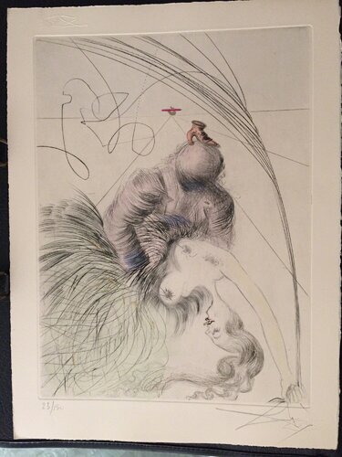 Femme a la Chaussure (Woman with Shoe) van Salvador Dalí, Afdruk te koop op Singulart