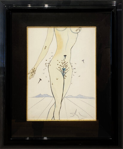 Ants, Snails, and Flies on Nude van Salvador Dalí, Afdruk te koop op Singulart