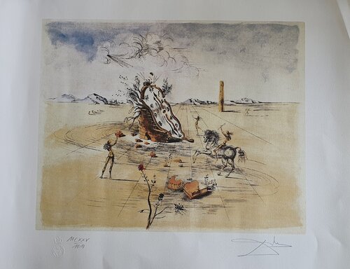 le Cavalier Cosmique di Salvador Dalí, Stampa in vendita su Singulart