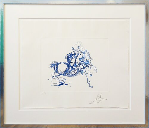 Ritterkampf/Jinete blue di Salvador Dalí, Stampa in vendita su Singulart