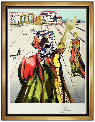 The Poet Advises the Maiden di Salvador Dalí, Stampa in vendita su Singulart