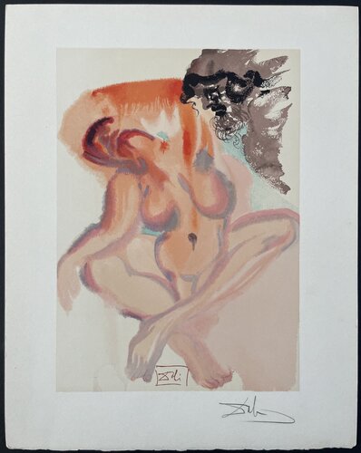 Divine Comedie Purgatory Canto 3 par Salvador Dalí, Édition en vente sur Singulart