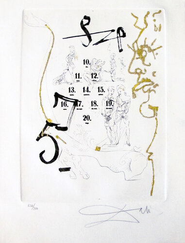 Le crapaud (The toad) from Les Amours Jaunes par Salvador Dalí, Édition en vente sur Singulart