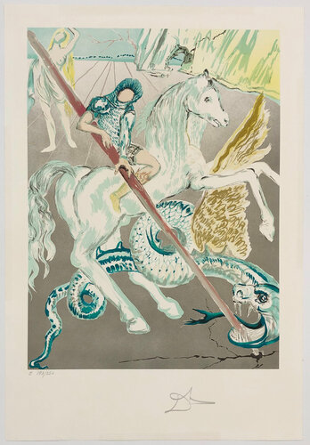 THE LANCE OF CHIVALRY (ST. GEORGE) par Salvador Dalí, Édition en vente sur Singulart