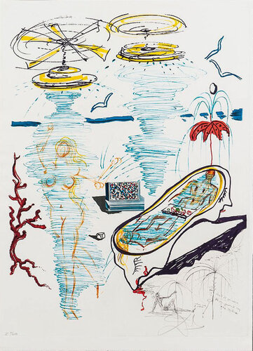 Liquid Tornado Bathtub  (Imagination & Objects of the Future Portfolio) par Salvador Dalí, Édition en vente sur Singulart