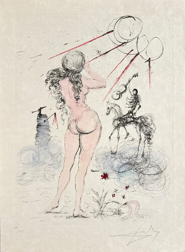 Woman, Horse, and Death par Salvador Dalí, Édition en vente sur Singulart