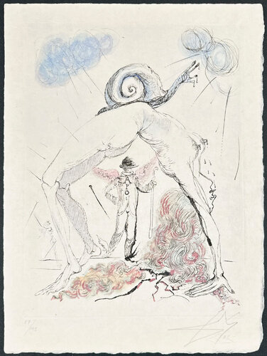 Woman with Snail par Salvador Dalí, Édition en vente sur Singulart