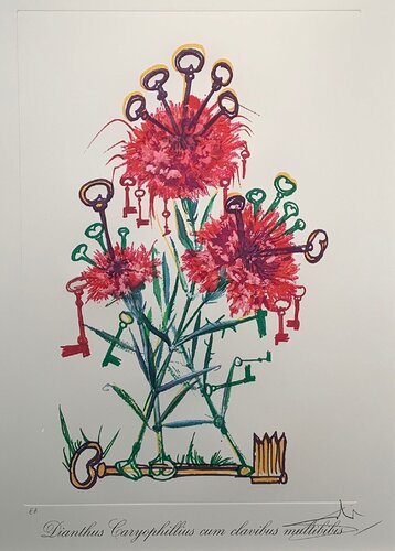 Carnation & Keys par Salvador Dalí, Édition en vente sur Singulart