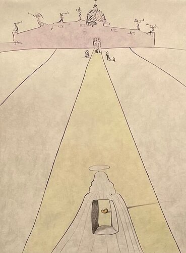 Dieu, Le Temps, L'Espace et le Pape par Salvador Dalí, Édition en vente sur Singulart