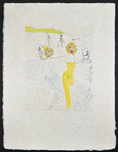 Flower Women with Soft Piano par Salvador Dalí, Édition en vente sur Singulart