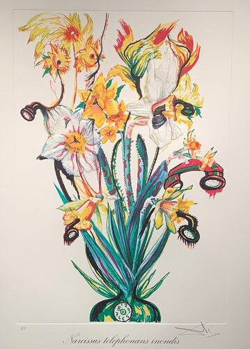 Narcissus Telephonans Inondis par Salvador Dalí, Édition en vente sur Singulart