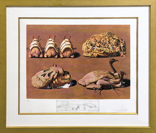 Les Caprices Pinces Princiers (Frank Hunter Authenticated) by Salvador Dalí, Print for Sale on Singulart