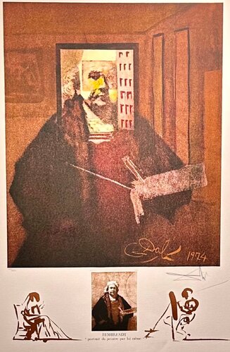 Rembrandt Portrait Du Peintre Par Lui-meme by Salvador Dalí, Print for Sale on Singulart