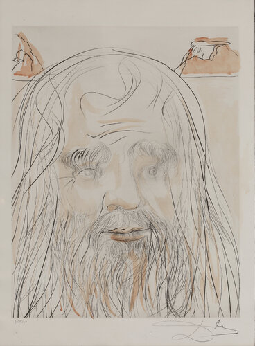#Leonardo " Hommage à Leonardo" par Salvador Dalí, Autres supports en vente sur Singulart
