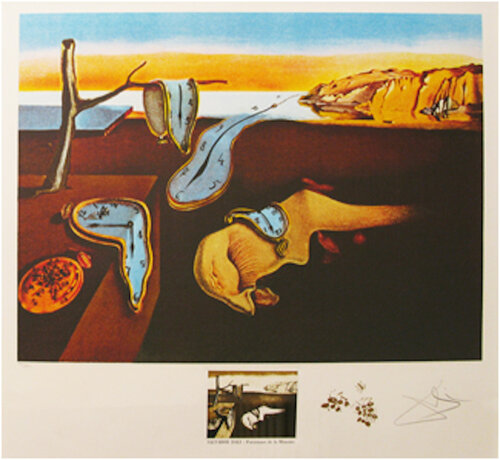 Persistance of Memory Changes in Great Masterpieces par Salvador Dalí, Autres supports en vente sur Singulart