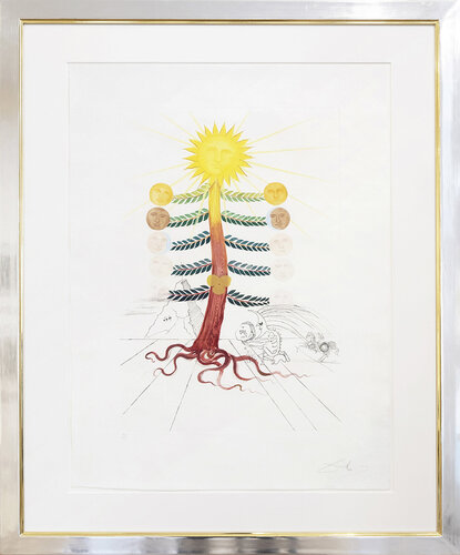 Lune - Seerose (Luna Geminata) - Japon nacre par Salvador Dalí, Édition en vente sur Singulart