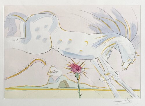 Le Cheval et le Loup (The Horse and the Wolf) par Salvador Dalí, Édition en vente sur Singulart