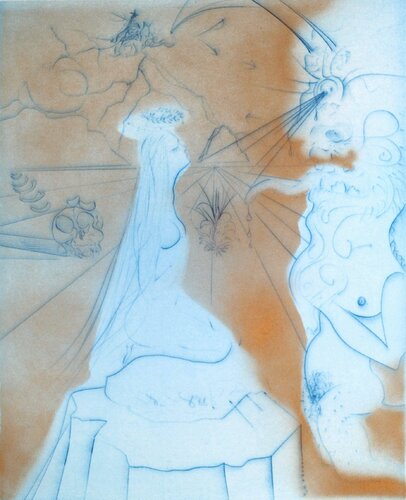 Woman with Cushion - Femme au Coussin par Salvador Dalí, Édition en vente sur Singulart